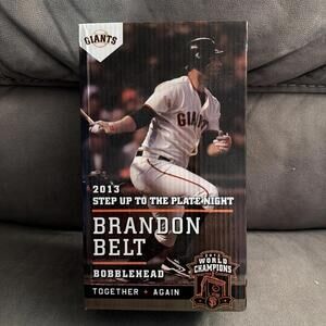 BRANDON BELT SAN FRANCISCO SF GIANTS BOBBLEHEAD SGA 8/22/2013 Opened Box